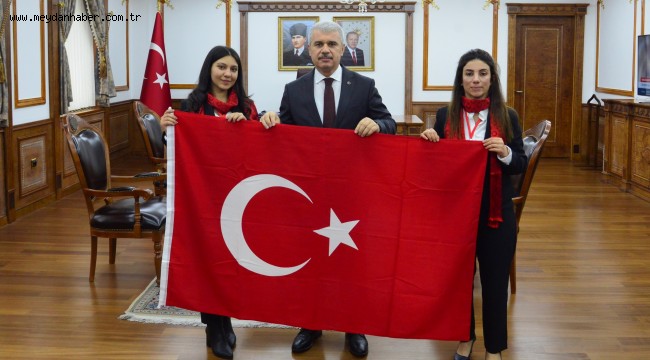 Gaziantep'ten 80 Şehre Toprak ve Bayrak