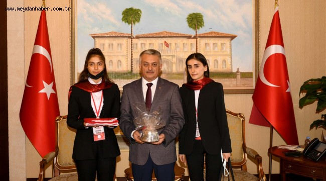 GAZİANTEP'TEN ANTALYA'YA TOPRAK VE BAYRAK