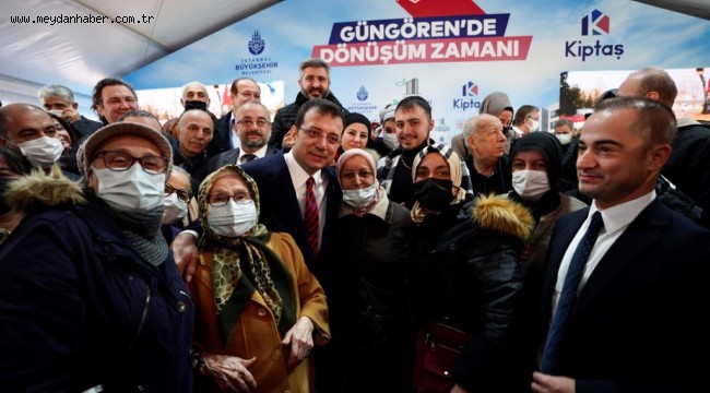 İMAMOĞLU'NDAN "KENTSEL DÖNÜŞÜMDE SİYASİ SİMSARLAR VAR" UYARISI