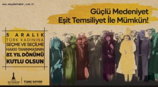 İzmir'de kadınlar "temsilde eşitlik" için yürüyecek