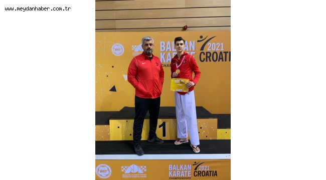 Kağıtsporlu Mert Halıcı, Balkan Şampiyonu