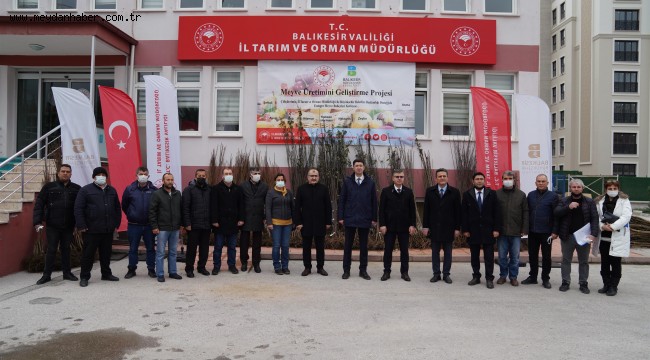 Kapama meyve bahçeleri kurulacak Üreticilere meyve fidanı desteği