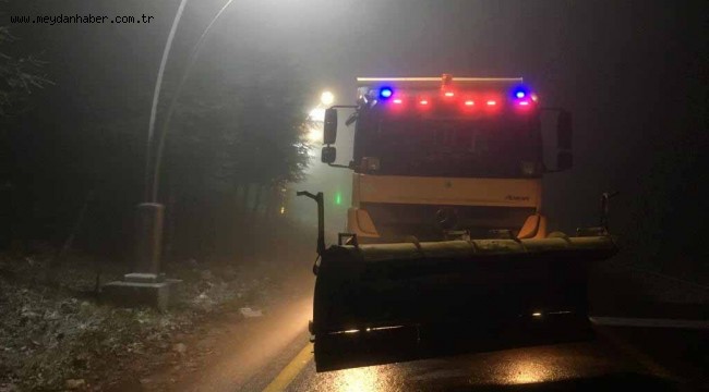 Karla mücadele ekipleri teyakkuzda
