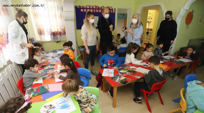 Kartal'da kreş öğrencileri parkların yapımında söz sahibi