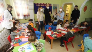 Kartal'da kreş öğrencileri parkların yapımında söz sahibi