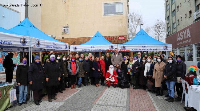 Kartal Kadın Kooperatifi Yılbaşı Pazarı açıldı