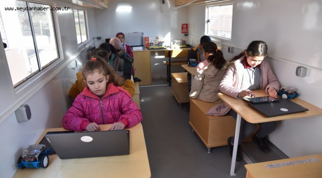 KENDİN YAP GEZİCİ MUCİT ATÖLYESİ ÖĞRENCİLER İLE BULUŞUYOR  
