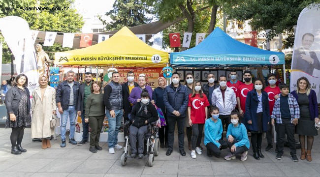 MERSİN BÜYÜKŞEHİR'DEN ENGELSİZ EL EMEĞİ STANTLARI