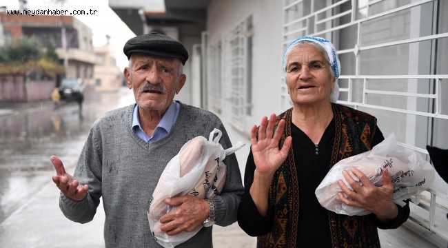 MERSİN BÜYÜKŞEHİR, İHTİYAÇ SAHİBİ VATANDAŞLARA ÜCRETSİZ EKMEK DAĞITIMI