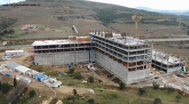  Mesleki ve Çevresel Hastalıklar Hastanesi'nde Kaba İnşaat Tamamlanma Aşamasına Geliyor