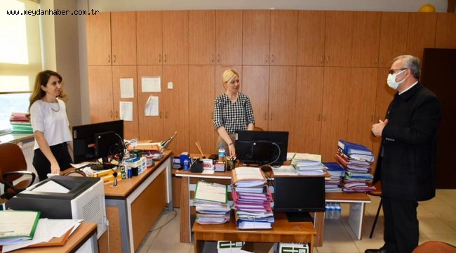 Mustafa Helvacıoğlu'dan Keşan Adliyesi'ne ziyaret