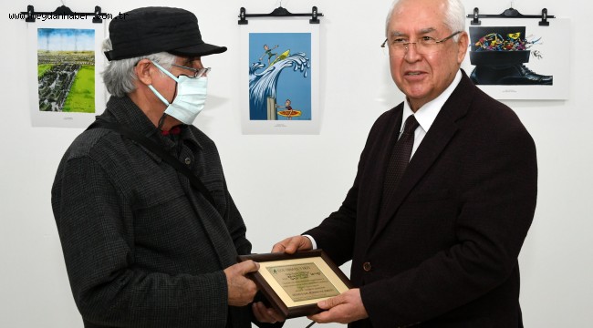 Nasreddin Hoca Yarışması'nın karikatürleri Karabağlar'da 