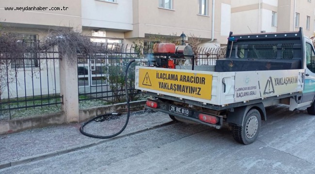 Odunpazarı'nda rögar ve kanalizasyonlarda kışlak mücadelesi devam ediyor