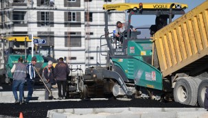 Öğretmen Lisesi Caddesi ikinci şeridi de asfaltlandı