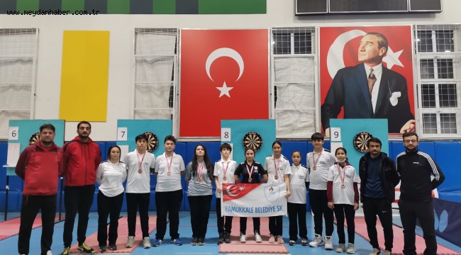PAMUKKALELİ DARTÇILARDAN 18 MADALYA