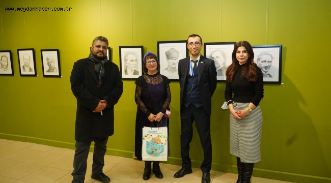 SEMA UNGUN'UN"KARAKALEM VE AKRİLİK" SERGİSİ SANATSEVERLERLE BULUŞTU