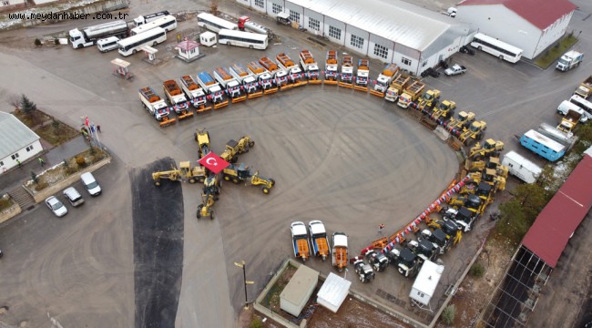 SİVAS BELEDİYESİ 300 PERSONEL 70 ARAÇLA KIŞA HAZIR