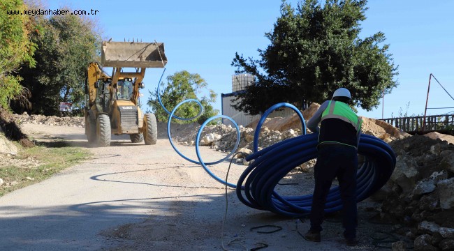 YENİ MESKENLERİN ALTYAPI İHTİYACI KARŞILANIYOR