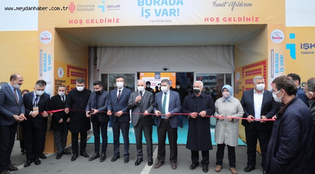 1. ÜMRANİYE İSTİHDAM FUARI KAPILARINI AÇTI