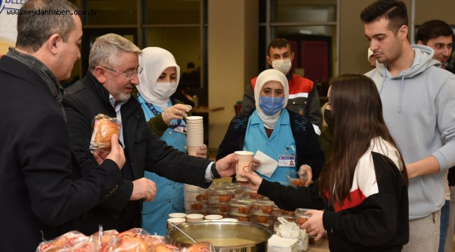 Aşgın'dan öğrencilere moral ziyareti