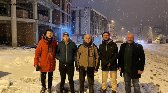 BAŞKAN ÖZLÜ EKİPLERİ YALNIZ BIRAKMADI