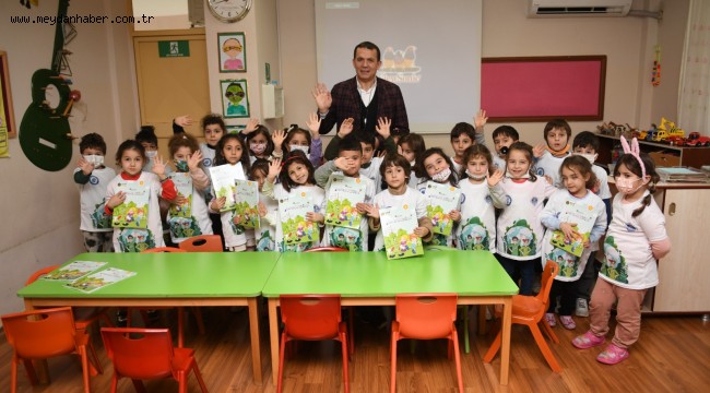 Başkan Özyiğit Yenişehirli minik çevrecilerle bir araya geldi