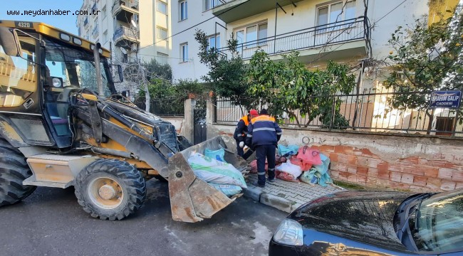 Bayraklı'da bir yılda 13 bin ton moloz toplandı