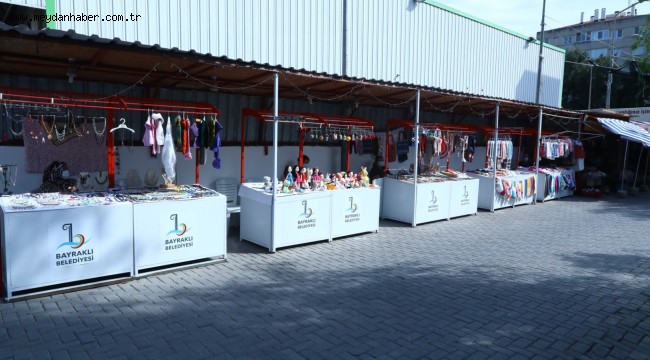 Bayraklılı kadınlara müjde: Üretici stantlarının sayısı 43'e yükseliyor