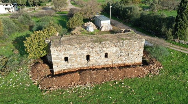 BODRUM BELEDİYESİ BİN 400 YILLIK YAPIYI RESTORE EDİYOR