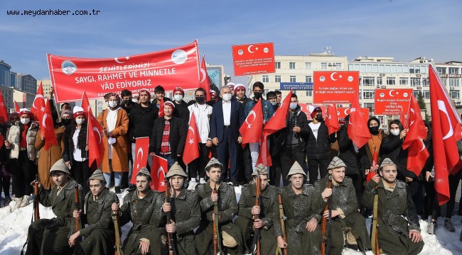 BÜYÜKKILIÇ, SARIKAMIŞ DESTANI'NIN 107. YIL DÖNÜMÜ ANMA PROGRAMINA KATILDI