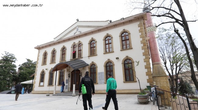 Büyükşehir ibadethaneleri ilaçlıyor