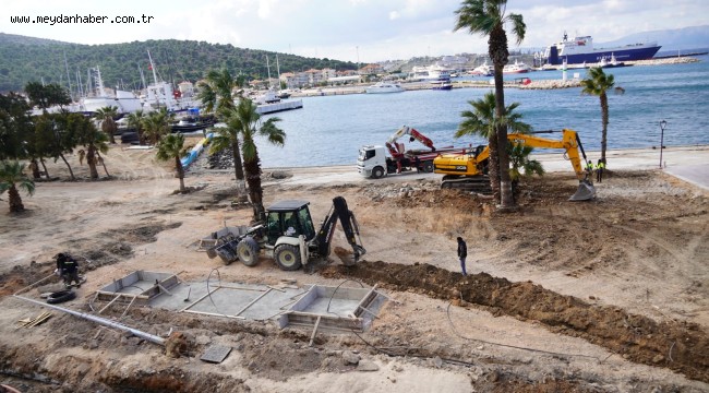 Çeşme Meydanı'nındaki kaçak yapılar yıkıldı  