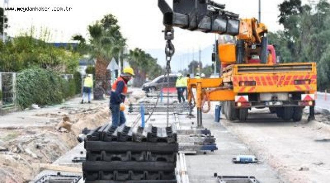 Çiğli Tramvayı'nda çalışmalar hızla devam ediyor
