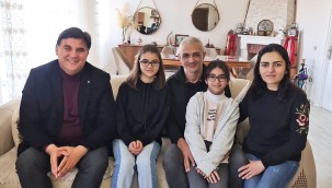 Dünya birincisi Beyza'yı, Karaca ziyaret etti