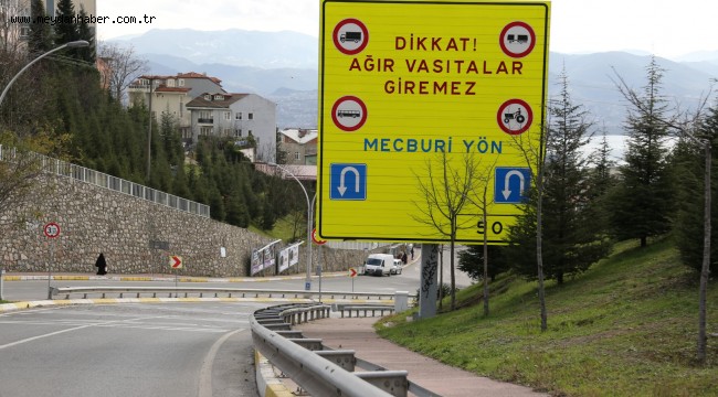 EDESİS santral yokuşunda kaza riskini azaltıyor
