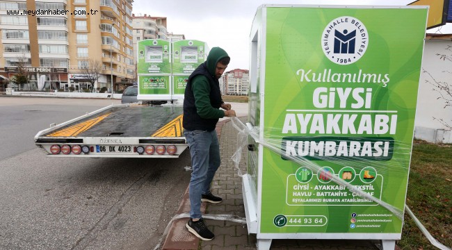 Eskimiş tekstil ürünleri çöpe değil kumbaraya