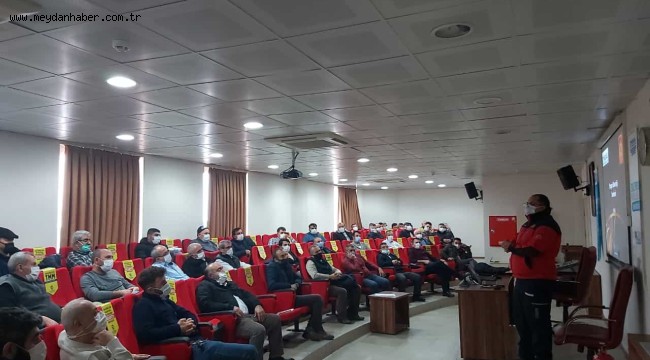 İtfaiye'den toplu ulaşım şoförlerine eğitim  