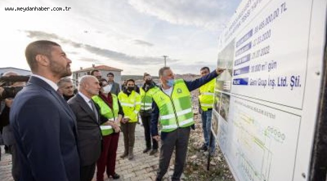 İzmir'in çevre yerleşimlerine kurulan ilk içme suyu arıtma tesisi olacak