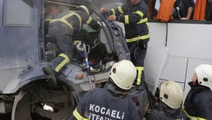 Kocaeli Büyükşehir Belediyesi İtfaiyesi 2021 yılında 9 bin 722 olaya müdahale etti