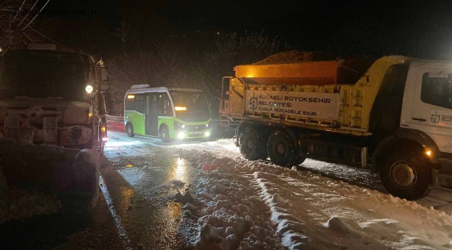 Kocaeli'nde tüm yollar açık