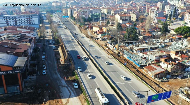 Kuruçeşme'de tramvay için 130 adet fore kazık çakıldı