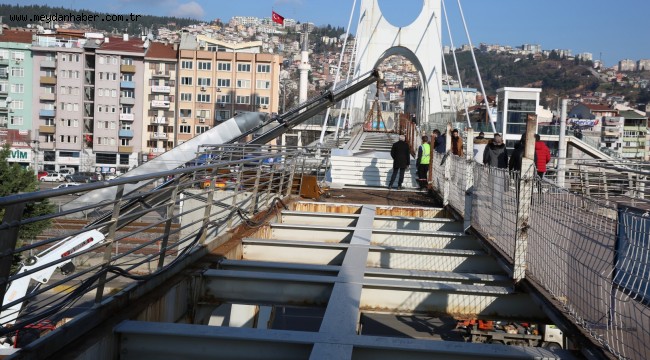 Mimar Sinan'da çelik sac montajına başlandı