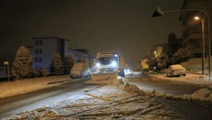 PAMUKKALE BELEDİYESİ KAR MESAİSİNDE