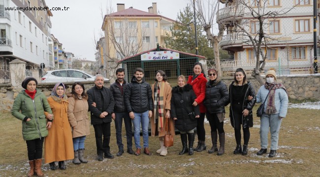 SİVAS BELEDİYESİ'NDEN KEDİLERE SICAK YUVA