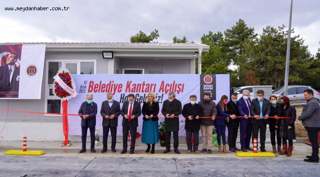 YENİ BELEDİYE KANTARI HİZMETE AÇILDI