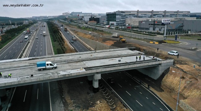 Yeni Tembelova Köprüsü'nün kirişleri konuldu