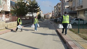 ALTINDAĞ'DA HER HANEYE ÇÖP POŞETİ