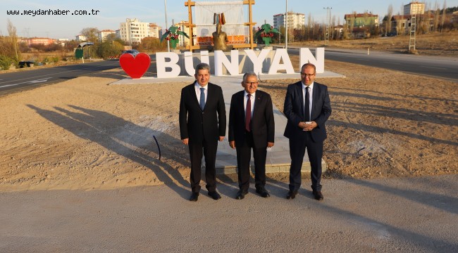 BAŞKAN BÜYÜKKILIÇ'A BÜNYAN BELEDİYE BAŞKANI ALTUN'DAN "HİZMET" TEŞEKKÜRÜ