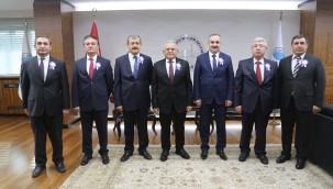 BAŞKAN BÜYÜKKILIÇ'A "VERGİ HAFTASI" ZİYARETİ