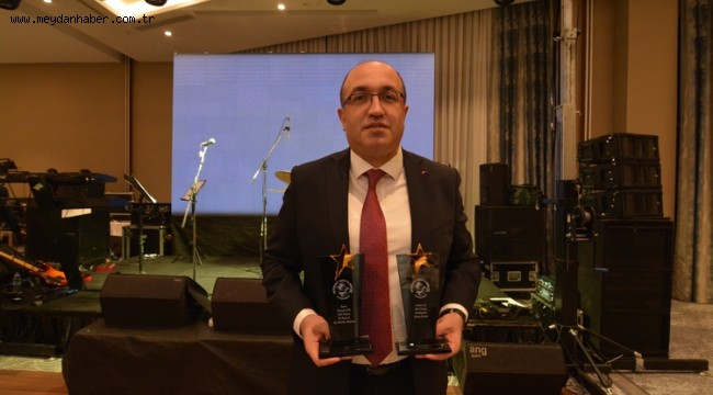 BAŞKAN MUSTAFA ÇÖL'E İNTERNET MEDYA BİRLİĞİNDEN İKİ ÖDÜL